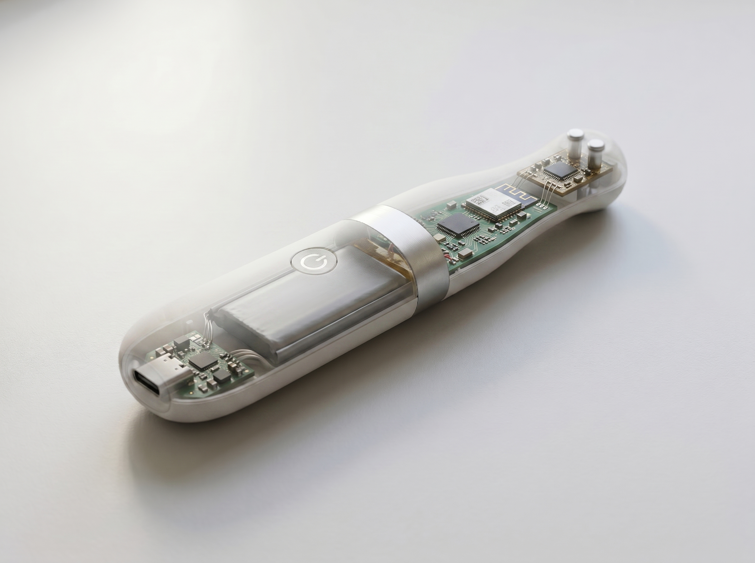 NeuroStim device x-ray view showing internal components